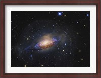 Framed Spiral Galaxy in the Constellation Leo