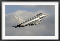 Framed Eurofighter 2000 Typhoon of the Italian Air Force