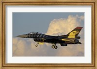 Framed Solo Turk F-16 of the Turkish Air Force