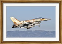 Framed Israeli Air Force F-16I Sufa