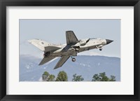 Framed Italian Air Force Panavia Tornado