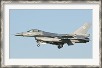 Framed Dutch F-16 aircraft