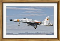 Framed Side view of a F-5N Freedom Fighter aircraft