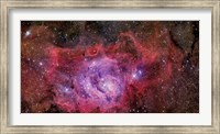 Framed Lagoon Nebula