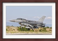 Framed F-16D of the Royal Singapore Air Force