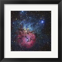 Framed Close up of The Trifid Nebula