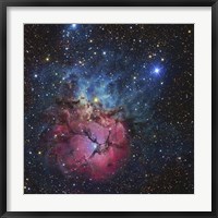 Framed Close up of The Trifid Nebula