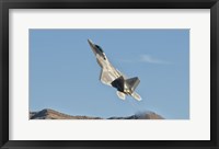 Framed US Air Force F-22 Raptor, Nellis Air Force Base, Nevada