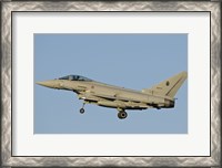 Framed Italian Air Force Eurofighter Typhoon (side view)