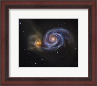 Framed Whirlpool Galaxy