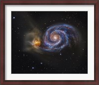 Framed Whirlpool Galaxy