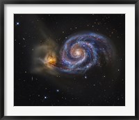 Framed Whirlpool Galaxy