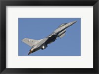 Framed F-16 of the Pakistan Air Force