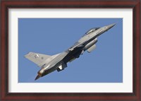 Framed F-16 of the Pakistan Air Force