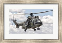 Framed Eurocopter AS332 Super Puma Helicopter of the Brazilian Navy