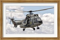 Framed Eurocopter AS332 Super Puma Helicopter of the Brazilian Navy