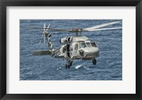 Framed US Navy SH-60F Seahawk