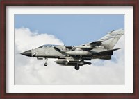 Framed Italian Air Force Panavia Tornado ECR  in flight