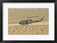 Framed Italian Army AB-205MEP Utility Helicopter Over Shindand, Afghanistan