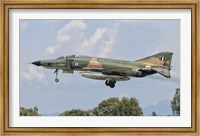 Framed F-4 Phantom of the Hellenic Air Force