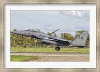 Framed F-15E Strike Eagle, Decimomannu Air Base, Italy
