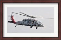 Framed SH-60 Helicopter