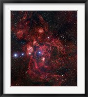 Framed Lobster Nebula in Scorpius
