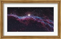 Framed Veil Supernova Remnant