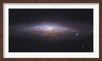 Framed Spiral Galaxy in Lynx
