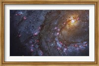 Framed Close-up of the Southern Pinwheel Galaxy