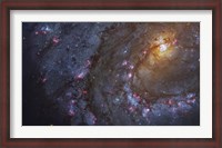 Framed Close-up of the Southern Pinwheel Galaxy