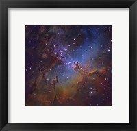 Framed Eagle Nebula in Serpens