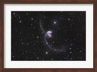 Framed Interacting Galaxies in Corvus