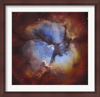 Framed Trifid Nebula in Sagittarius