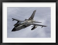 Framed Luftwaffe Tornado IDS over northern Germany (side view)