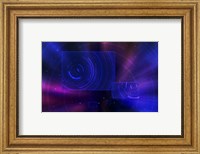 Framed Space Travel Scene