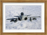 Framed Dassault Rafale B of the French Air Force (front view)
