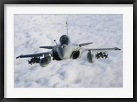 Framed Dassault Rafale B of the French Air Force (front view)