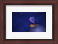 Framed Guitar Playing Martian