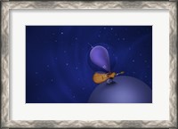 Framed Guitar Playing Martian