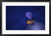 Framed Guitar Playing Martian