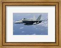 Framed CF-188A Hornet of the Royal Canadian Air Force (side view)