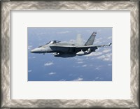 Framed CF-188A Hornet of the Royal Canadian Air Force (side view)