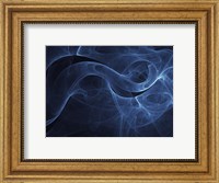 Framed Abstract Blue One