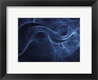 Framed Abstract Blue One