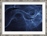 Framed Abstract Blue One