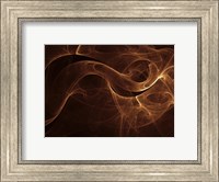 Framed Abstract Gold One