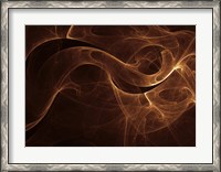 Framed Abstract Gold One