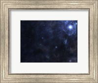 Framed Bright Star in Outer Space