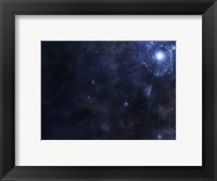 Framed Bright Star in Outer Space